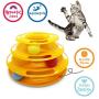 Pet Craft Supply Interactive Cat & Kitten Three Layer Colorful Track Ball Tower Fun Mental Stimulation Physical Exercise Puzzle Cat Toys