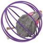 Pet Cat Kitten Cute Artificial Mouse in Rolling Rat Cage Ball Play Toy