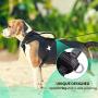 MIGOHI Dog Harness, No-Pull Reflective Breathable Adjustable Pet Harness with Control Handle, Oxford Comfortable & Soft Vest with 2 Metal Leash Clips, for Small, Medium and Large Dogs Walking