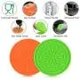 KATUMO Dog Lick Pads, Dog Bathing Distraction Device Slow Eating Dog Mat for Pet Grooming, Bathing,Training, Lick Mat with Strong Suction Cups