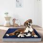 INVENHO Memory Foam Dog Bed 40'' x 27”Large Size Orthopedic Dog Bed, Therapeutic Joint & Muscle Relief Removeable & Washable Bed Cover with Waterproof Inner Lining