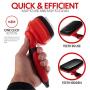 Self Cleaning Slicker Brush – Pet Pull Dog Brush Gently Removes Loose Pet Hair, Mats and Tangles in Cat and Dog Hair – Easy to Use and Easy to Clean Pet Brush Deshedding Grooming Tool Pet Hair Remover