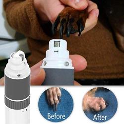 LAIKA Dog Nail Grinder Super Quiet Portable Electric Dog Nail Drill, Stepless Speed Regulation with 20h Working Time; Professional Painless Pet Paw Clipper Trimmer for Medium & Small Dogs and Cats