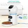 COVONO Automatic Cat Feeder, 3.5L Dog Food Dispenser, up to 4 Meals a Day / Portion Control / Voice Recording / Timer Programmable / Stainless Steel Bowl COVONO Automatic Cat Feeder, 3.5L Dog Food Dispenser, up to 4 Meals a Day / Portion Control / Voice Recording / Timer Programmable / Stainless Steel Bowl