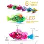 I-SHUNFA Interactive Swimming Robot Fish Toy for Cat and Dog with LED Light, Activated in Water Magical Electric Toy Stimulate Your Pets Hunter Instincts Best Gift for Your Pets