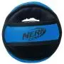 Nerf Dog Chewable Ball Dog Toy with Interactive X-Ring Design, Lightweight, Durable and Water Resistant, 6.5 Inch Diameter for Medium/Large Breeds, Single Unit, Blue