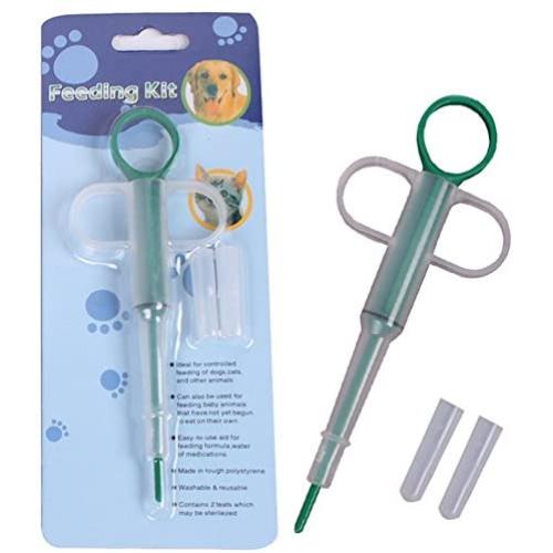 Dreamcolor Pet Dog Cat Puppy Kitten Medicine Feeder Feeding Tool with Soft Tip Capsule Tablet Pill Pusher