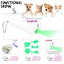 FYNIGO Cat Toys for Indoor Cats,Interactive Cat Toy Teaser Wand,Rechargeable Toys for Cats with 5 Patterns,Latest Safety Pet Toys