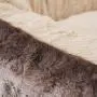 40 Winks Oval Sleepers - Grey & Cream Snuggle Plush 20'' ped bed 40 Winks Oval Sleepers - Grey & Cream Snuggle Plush 20'' ped bed