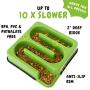 Slow Feed Food Bowl, Fun Maze Puzzle Designs Anti-Gulping No Choke Pet Feeders, Interactive Toy Feeding Game for Small, Medium, and Large Dogs