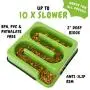 Slow Feed Food Bowl, Fun Maze Puzzle Designs Anti-Gulping No Choke Pet Feeders, Interactive Toy Feeding Game for Small, Medium, and Large Dogs