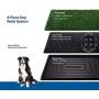 lululun Dog Grass Large Pet Loo Portable Potty for Indoor/Outdoor, Artificial Grass Bathroom Mat for Puppies and Pets-Portable Potty Trainer, Full System with Trays, Easy to Clean