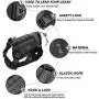 RubRab Tactical Dog Harness and Bungee Dog Leash Set for Large Medium Dogs MOLLE Vest for Service Training Military Dogs Adjustable Tactical Vest RubRab Tactical Dog Harness and Bungee Dog Leash Set for Large Medium Dogs MOLLE Vest for Service Training Military Dogs Adjustable Tactical Vest