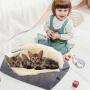 Dasior Warm Cat Mat, 2-in-1 Soft Pet Sleeping Blanket Cushion Bed Pad for Cats Small Dogs