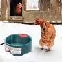 Namsan Heated Pet Bowl Outdoor Dog Thermal-Bowl Provide Drinkable Water in Sub-Freezing Temperature for Cats, Chickens, Squirrels Namsan Heated Pet Bowl Outdoor Dog Thermal-Bowl Provide Drinkable Water in Sub-Freezing Temperature for Cats, Chickens, Squirrels
