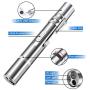 Cat Toys, Interactive Cat Toy for Indoor Cats, Kitten Chase Toys for Kitten Playing, Stainless Steel Cat Wand Toy, Pet Training Exercising Stick Toy, USB Rechargeable, Three Modes, Durable & Portable