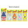 LITTLE TREES Car Air Freshener I Hanging Tree Provides Long Lasting Scent for Auto or Home I America, 24 Count, (4) 6-Packs