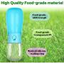 Dog Water Bottle - Foldable Dog Water Dispenser for Walking with Dog Waste Bag, Portable Pet Water Bottle for Travel, BPA Free Water Bottle for Cat, Rabbit,Puppy and Other Animals(10 Oz)