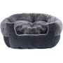 GASUR Small Dog Bed & Cat Beds, Round Pet Beds for Indoor Cats, Detachable Machine Washable Soft & Plush Calming Dog Bed, Self Warming & Cooling Kitten Puppy Bed