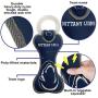 Pets First NCAA Penn State Nittany Lions College Dental Tough Dog TUG Bone Toy with Built-in Squeaker Attached to a Safe Rubber Teething Toothbrush PET Toy, Team Color, 14 x 5 (PA-3310)