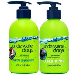 Underwater Dogs - Moisturizing Puppy Shampoo & Conditioner for Dry Skin - 8.4 fl. oz. Vanilla-Coconut