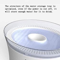 Chenteshangmao Pet Drinking Fountain, Ultra-Silent Pump Cat Dog Universal and Pet Water Fountain Smart Automatic Power-Off v5