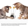 ocijf179 Cats Toy Cats Kitten Wobble Wheel Catmint Ball Toy Funny Play Interactive Pet Supplies