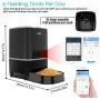 SEISSO Smart Pet Feeder with WiFi, Automatic Cat Feeder Large Capacity Dog Food Dispenser, WiFi Cellphone APP Program Feeding SEISSO Smart Pet Feeder with WiFi, Automatic Cat Feeder Large Capacity Dog Food Dispenser, WiFi Cellphone APP Program Feeding