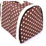 Obundi Winter 2-in-1 Covered Cat Bed Portable Indoor Pet House Unique Cozy Plush Foldable Small Dog House 7 Colors