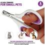 Poodle Pet Cat Nail Trimmer Clipper Scissors for Cats, Kittens, Dogs, Puppies, Rabbits & Small Animals – Slip-Proof, Stainless Steel, – Professional Grooming Supplies