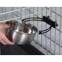 MidWest Homes for Pets 2 Pack of Snapy Fit Water and Food Bowls, 10 Ounces each, for Dog Crates