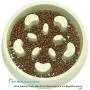 UPSKY Slow Feeder Dog Bowl No Choking Slow Feeder Bloat Stop Dog Food Water Bowl with Funny Pattern