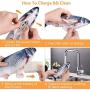 Generies ITTUNLY Catnip Fish Toys for Cats, Plush Doll Fish,Wagging Chew Simulation Funny Electric Toys -Cats Pets Kitten, Biting Kicking