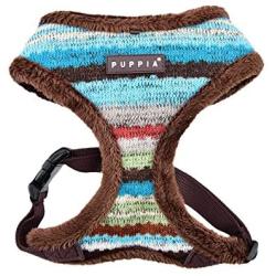 Puppia Crayon Harness A, Small, Brown
