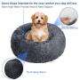 TAMOWA Dog Bed Cat Bed Comfortable Donut Cuddler Round Dog Bed for Small Medium Dogs Ultra Soft Calming Dog Bed, Self Warming, Improved Sleeping, Anti-Slip Base (Size 20''/24''/28''/31'')