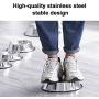 WEDAWN Stainless Steel Dog Bowls,Cat Bowl Water and Food with Rubber Base,Puppy Dishes 8oz 16oz 26oz 30oz for Small/ Medium/ Large Dogs, Cats, Rabbit and Kitten (Set of 2)