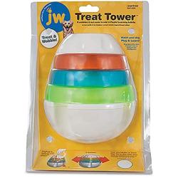 JW Pet Treat Tower Treat Dispensing Dog Toy