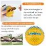 Wosweet Dog Chew Suction Cup Toys Interactive Dog Tug of War Toy Pet Aggressive Chewers, Multifunction Squeaky Toys Ball with Teeth Cleaning and Food Dispensing Features