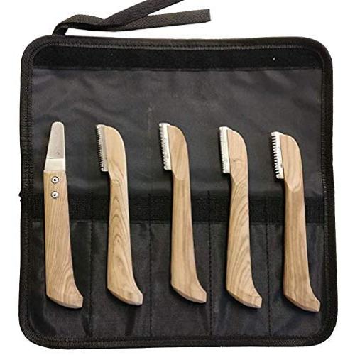 SiS EQUINOX Terriers Stripping Knifes Carding Knives Pet Combs for Dogs, Cats & Horses Coat