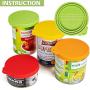 Pet Food Can Cover Universal Silicone Cat Dog Food Can Lids 1 Fit 3 Standard Size BPA Free Can Covers for Pet Food Cans (4 Pack)