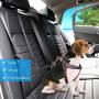 URPOWER Dog Seat Belt 2 Pack Safety Dog Car Seat Belt Strap Car Headrest Restraint Adjustable Vehicle Seatbelts Durable Nylon Car Harness for Dogs, Cats and Pets