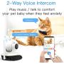 Pet Camera, VSTARCAM Cat Camera with Laser Wireless Cat Camera 1080P Baby Monitor Camera with 2 Way Audio, Night Vision Sound Motion Alerts, APP Remote Control Home Security Camera for Pet & Baby