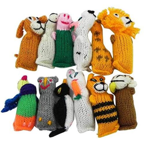 Chilly Dog Barn Yarn Hand Knit Wool Cat Toy with Catnip