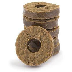 PetSafe Sportsmen Ultra-Thick Natural Rawhide Dog Treat Refill Rings, Replacement Treats for PetSafe Sportsmen Ultra Treat Ring Holding Toys