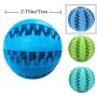 HESHPAWS Dog Toy Ball-IQ Treat Balls-Fun Interactive Food Dispensing Dog Toys-Rubber Tooth Cleaning Toys for Small Medium Large Dogs Teeth Cleaning and Chewing