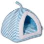 Uheng Dogs Cats Tent Bed, Soft Warm Foldable Washable Cozy Plush Cotton Pets House Cave Sleeping Bag Nest Home Padded Lounge Sofa Cushion Bolster Mat Basket Cuddler for Small Medium Large Dogs