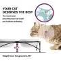 Y YHY Cat Bowls,Elevated Cat Food and Water Bowls with Stand,Raised Pet Bowls for Cats or Dogs,Ceramic Cat Dishes,12 Ounces,Microwave and Dishwasher Safe Y YHY Cat Bowls,Elevated Cat Food and Water Bowls with Stand,Raised Pet Bowls for Cats or Dogs,Ceramic Cat Dishes,12 Ounces,Microwave and Dishwasher Safe