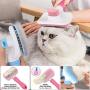 TIMINGILA Self Cleaning Slicker Brush for Dogs and Cats,Pet Grooming Tool,Removes Undercoat,Shedding Mats and Tangled Hair,Dander,Dirt, Massages Particle,Improves Circulation