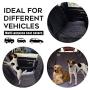 LETTON Dog Car Seat Cover Waterproof Durable Anti-Scratch Nonslip Back Seat Pet Protection Dog Travel Hammock with Side Flaps for Cars/Trucks/SUV