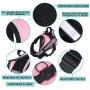 MUMUPET Dog Harness No Pull Pet Harness Adjustable Service Dog Vest for All Dogs Easy Control, 3M Reflective Oxford Material Vest Outdoor Walking, 2 Metal Rings and Handle No More Tugging or Choking